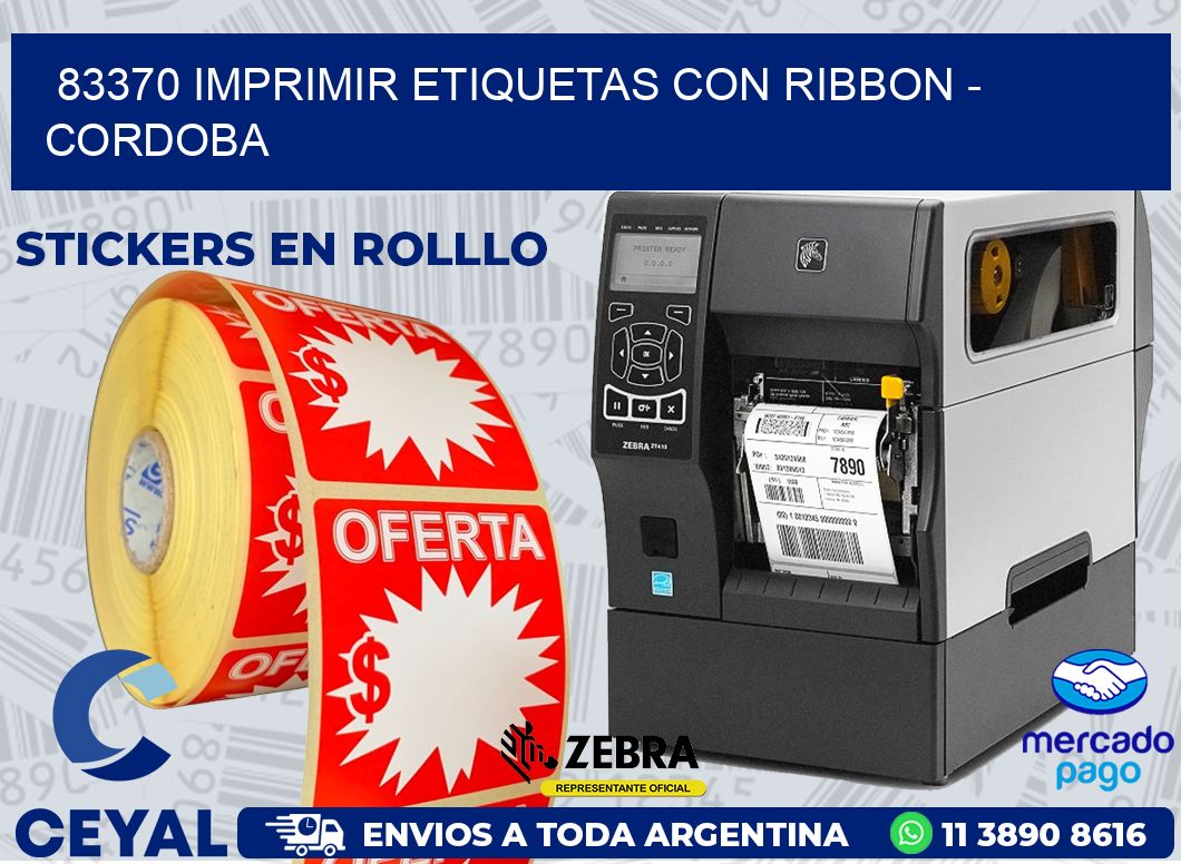 83370 IMPRIMIR ETIQUETAS CON RIBBON - CORDOBA