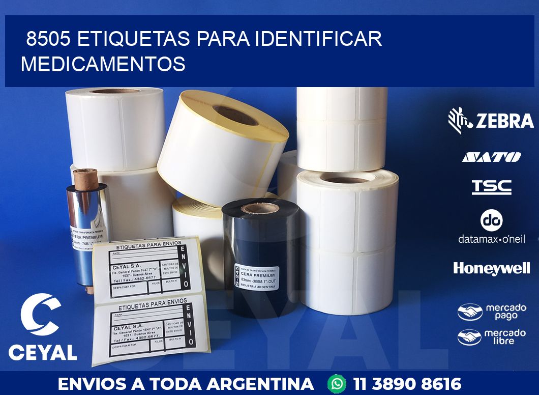 8505 ETIQUETAS PARA IDENTIFICAR MEDICAMENTOS