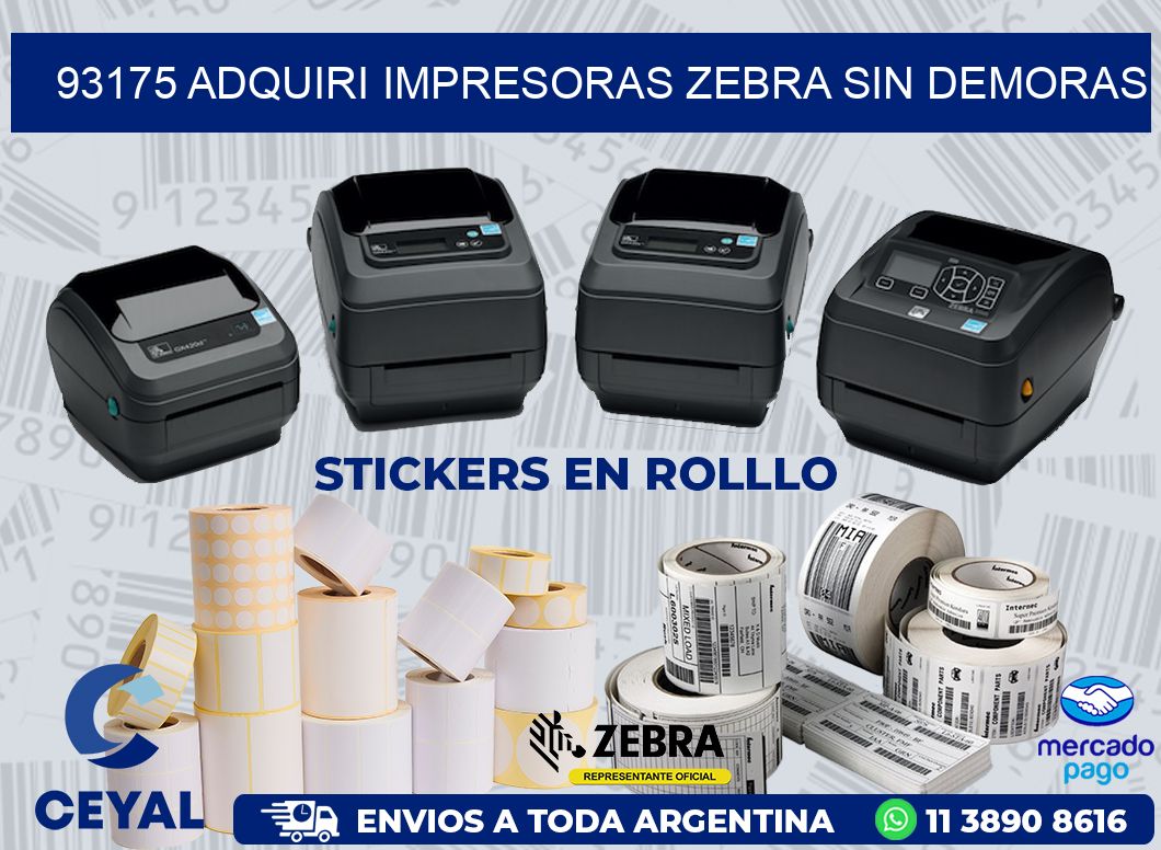 93175 ADQUIRI IMPRESORAS ZEBRA SIN DEMORAS