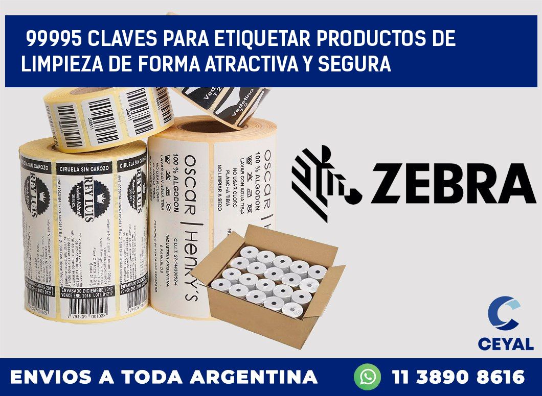 99995 CLAVES PARA ETIQUETAR PRODUCTOS DE LIMPIEZA DE FORMA ATRACTIVA Y SEGURA