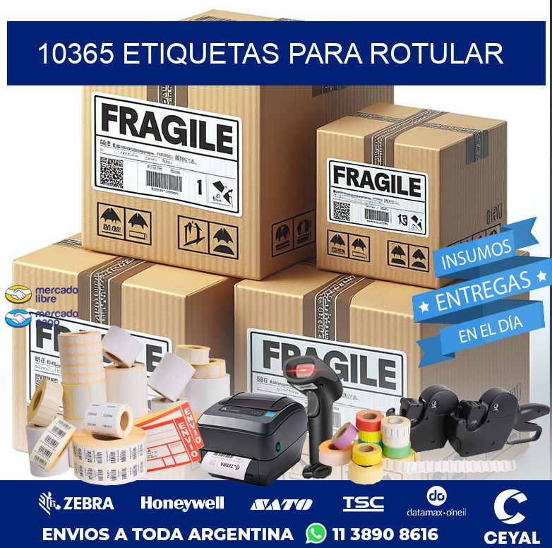 10365 ETIQUETAS PARA ROTULAR