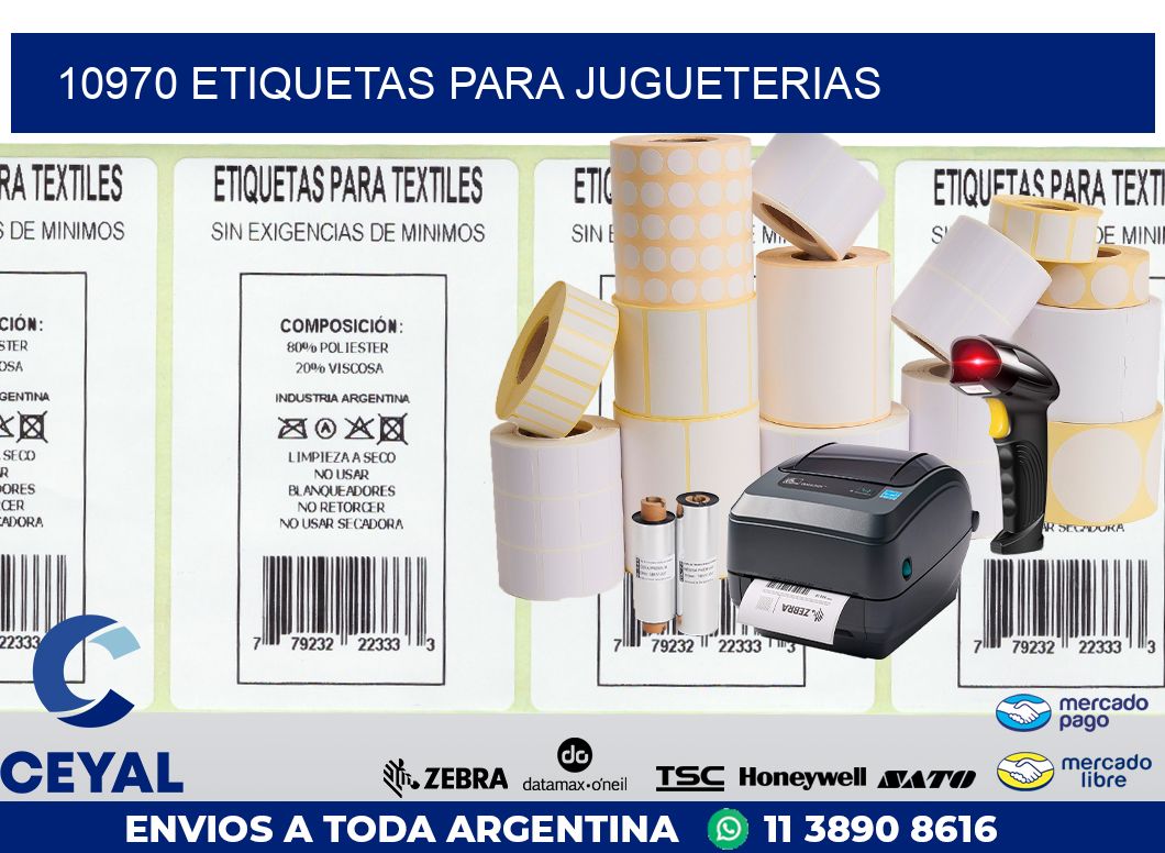 10970 ETIQUETAS PARA JUGUETERIAS
