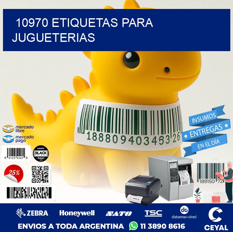 10970 ETIQUETAS PARA JUGUETERIAS