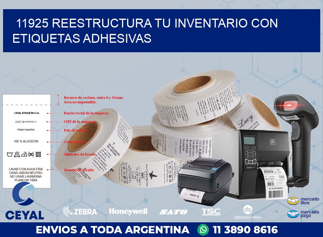 11925 REESTRUCTURA TU INVENTARIO CON ETIQUETAS ADHESIVAS