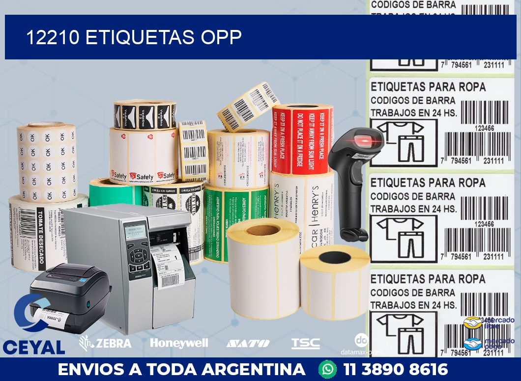 12210 ETIQUETAS OPP