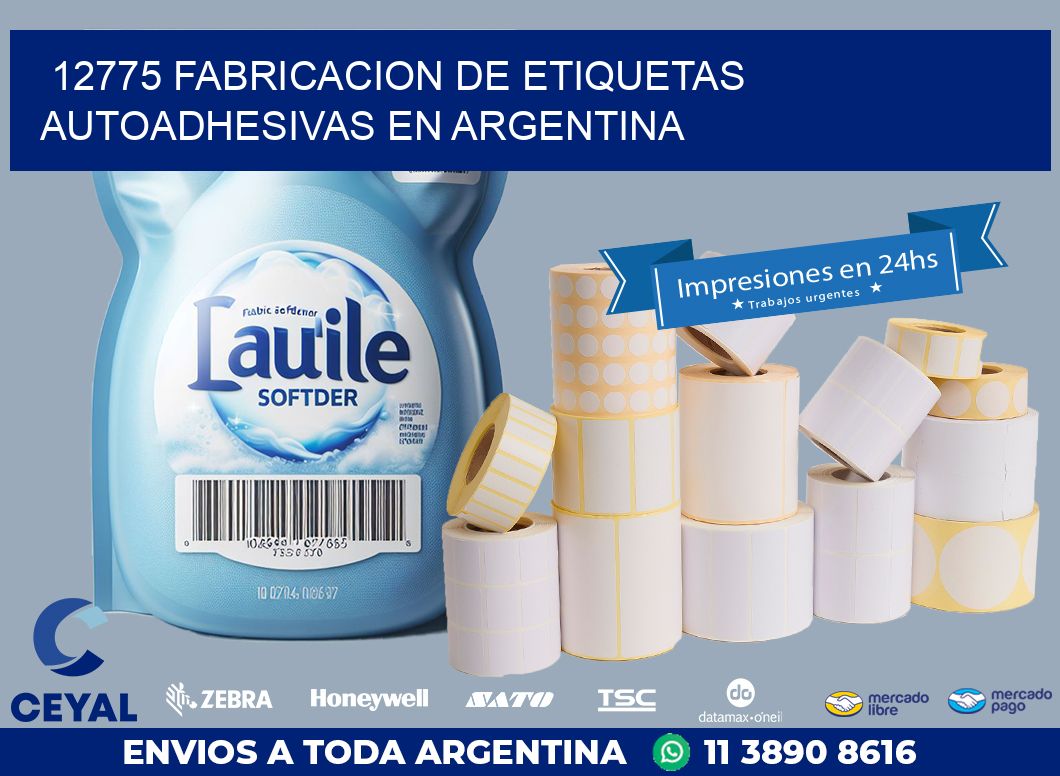 12775 FABRICACION DE ETIQUETAS AUTOADHESIVAS EN ARGENTINA