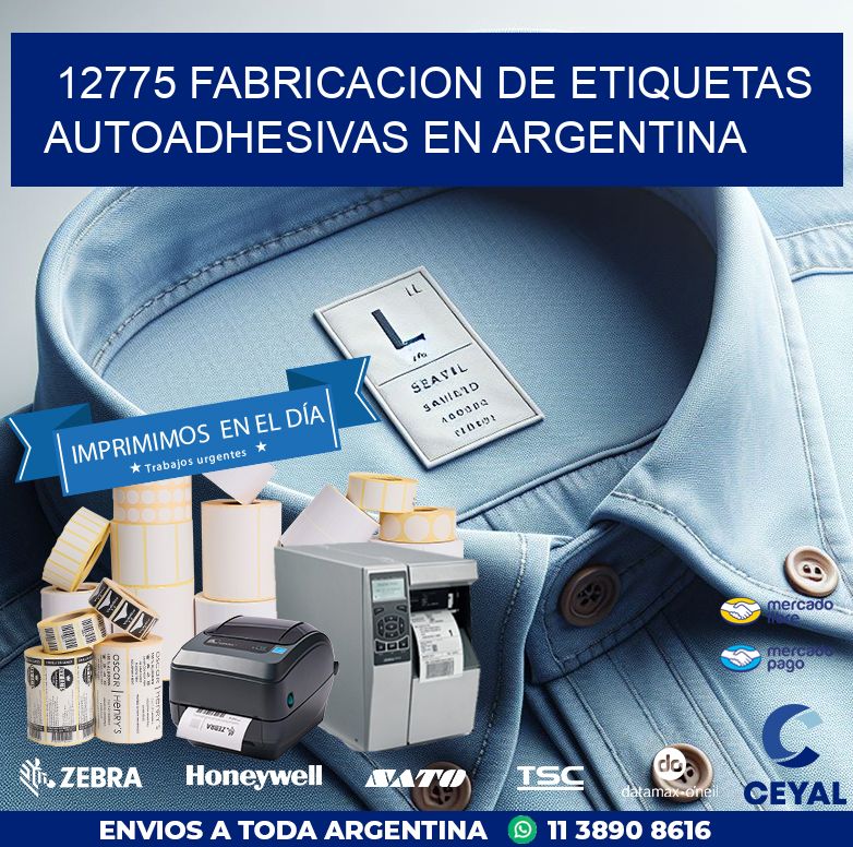 12775 FABRICACION DE ETIQUETAS AUTOADHESIVAS EN ARGENTINA