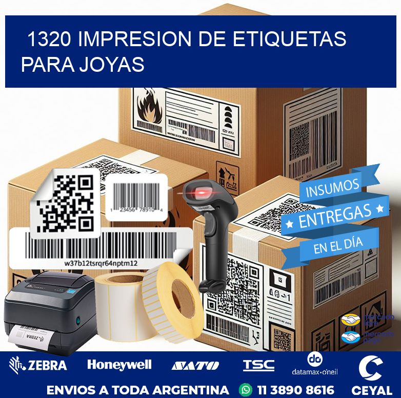 1320 IMPRESION DE ETIQUETAS PARA JOYAS
