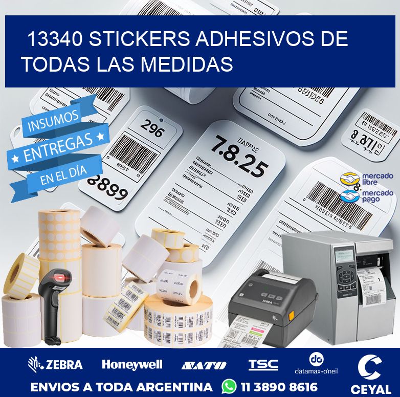 13340 STICKERS ADHESIVOS DE TODAS LAS MEDIDAS