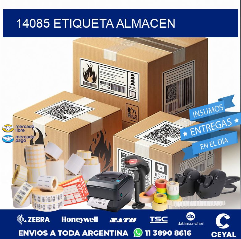 14085 ETIQUETA ALMACEN
