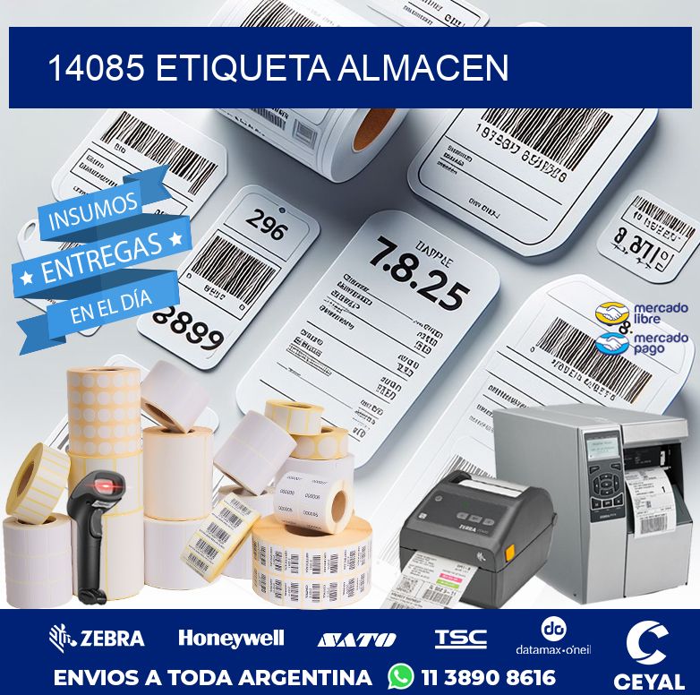 14085 ETIQUETA ALMACEN