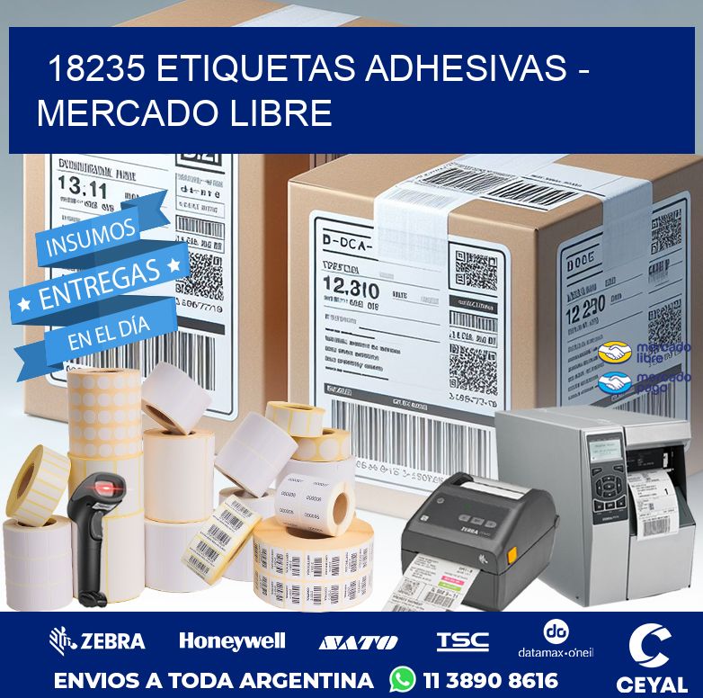 18235 ETIQUETAS ADHESIVAS - MERCADO LIBRE