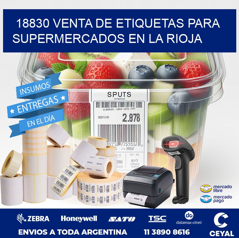 18830 VENTA DE ETIQUETAS PARA SUPERMERCADOS EN LA RIOJA