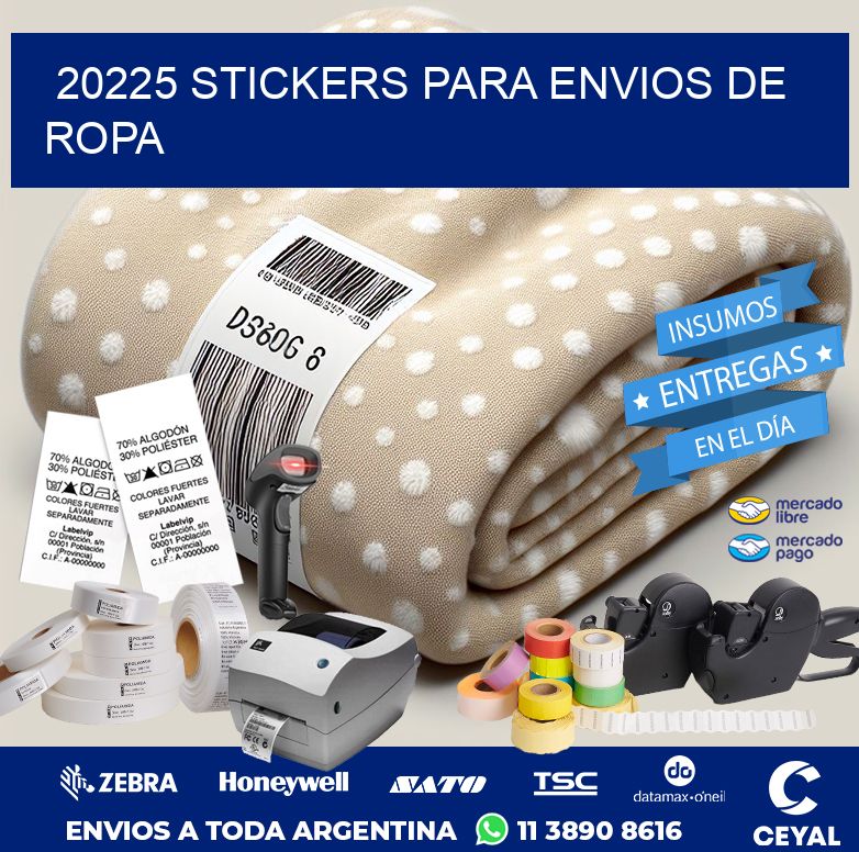 20225 STICKERS PARA ENVIOS DE ROPA