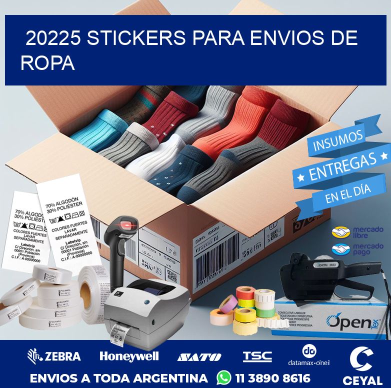 20225 STICKERS PARA ENVIOS DE ROPA