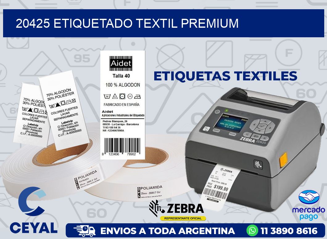 20425 ETIQUETADO TEXTIL PREMIUM