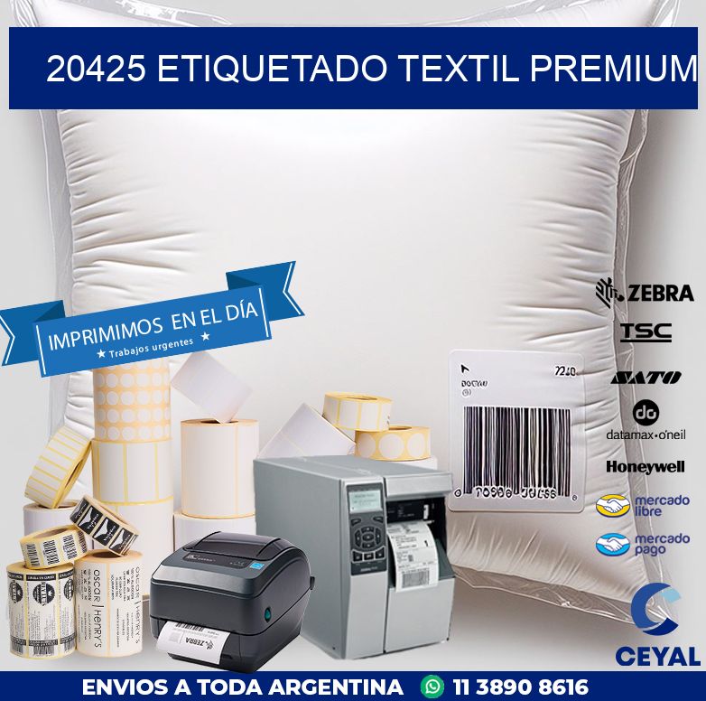 20425 ETIQUETADO TEXTIL PREMIUM
