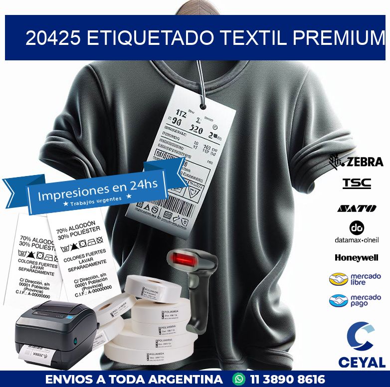 20425 ETIQUETADO TEXTIL PREMIUM