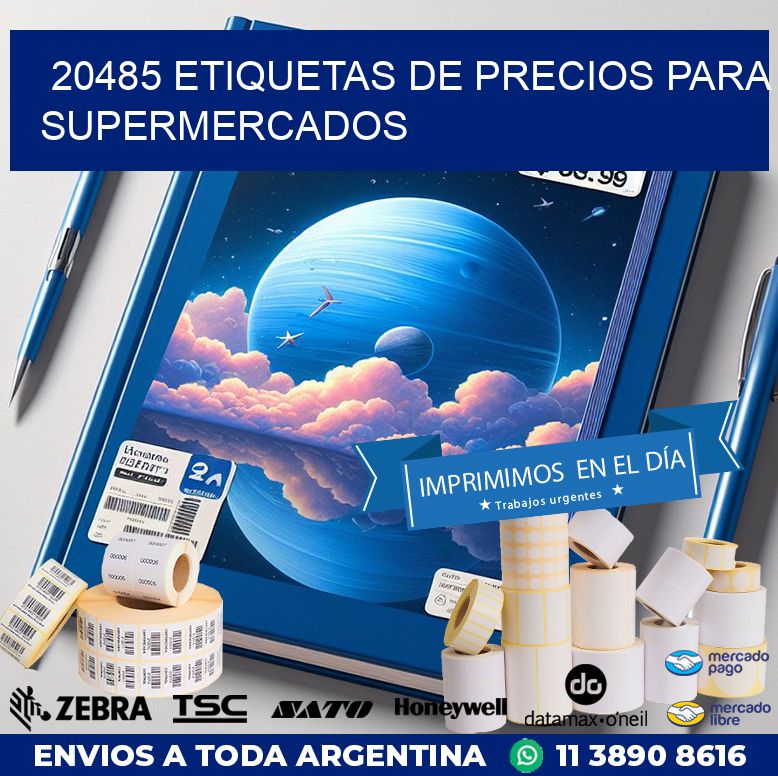 20485 ETIQUETAS DE PRECIOS PARA SUPERMERCADOS