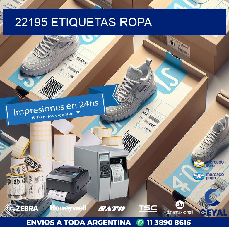22195 ETIQUETAS ROPA