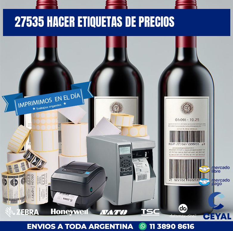 27535 HACER ETIQUETAS DE PRECIOS