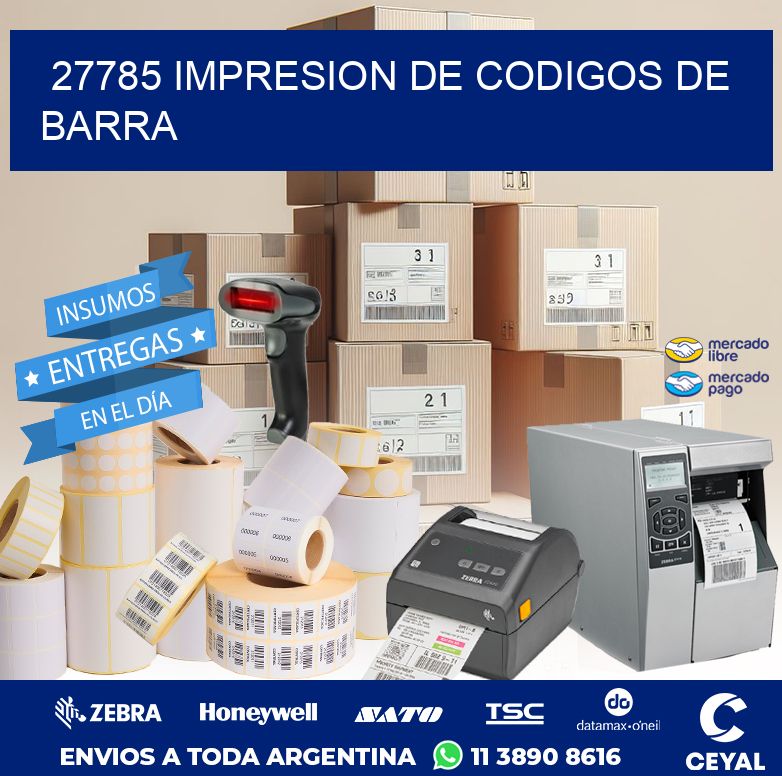 27785 IMPRESION DE CODIGOS DE BARRA