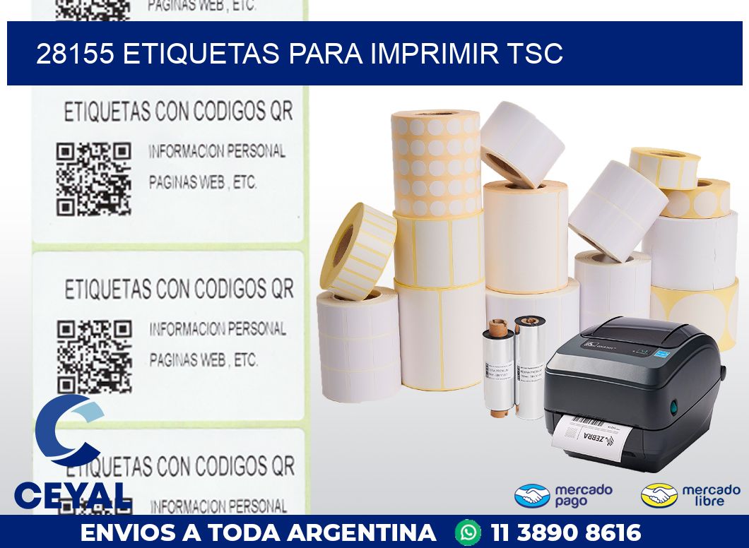 28155 ETIQUETAS PARA IMPRIMIR TSC