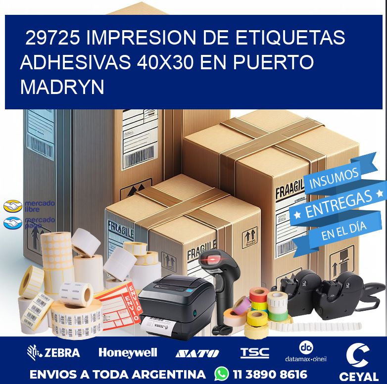 29725 IMPRESION DE ETIQUETAS ADHESIVAS 40X30 EN PUERTO MADRYN