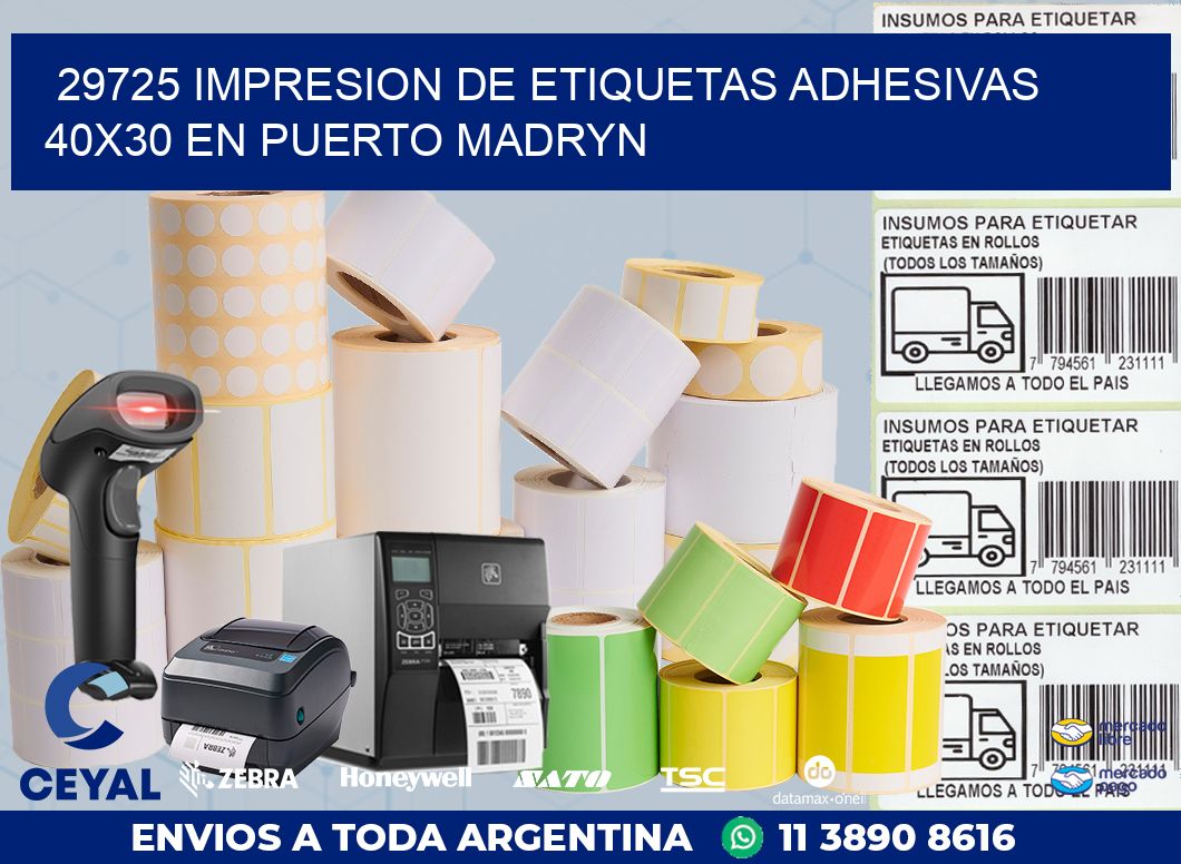 29725 IMPRESION DE ETIQUETAS ADHESIVAS 40X30 EN PUERTO MADRYN