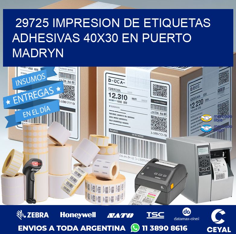 29725 IMPRESION DE ETIQUETAS ADHESIVAS 40X30 EN PUERTO MADRYN