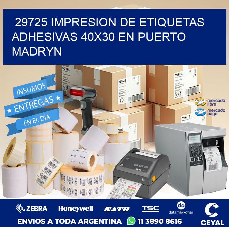 29725 IMPRESION DE ETIQUETAS ADHESIVAS 40X30 EN PUERTO MADRYN