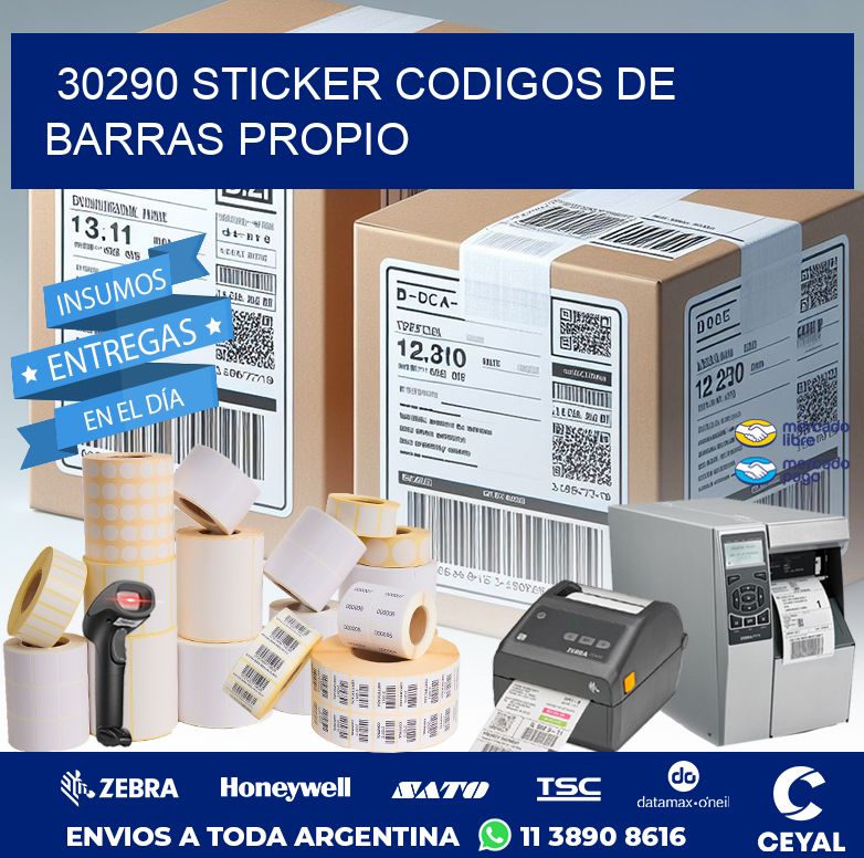 30290 STICKER CODIGOS DE BARRAS PROPIO
