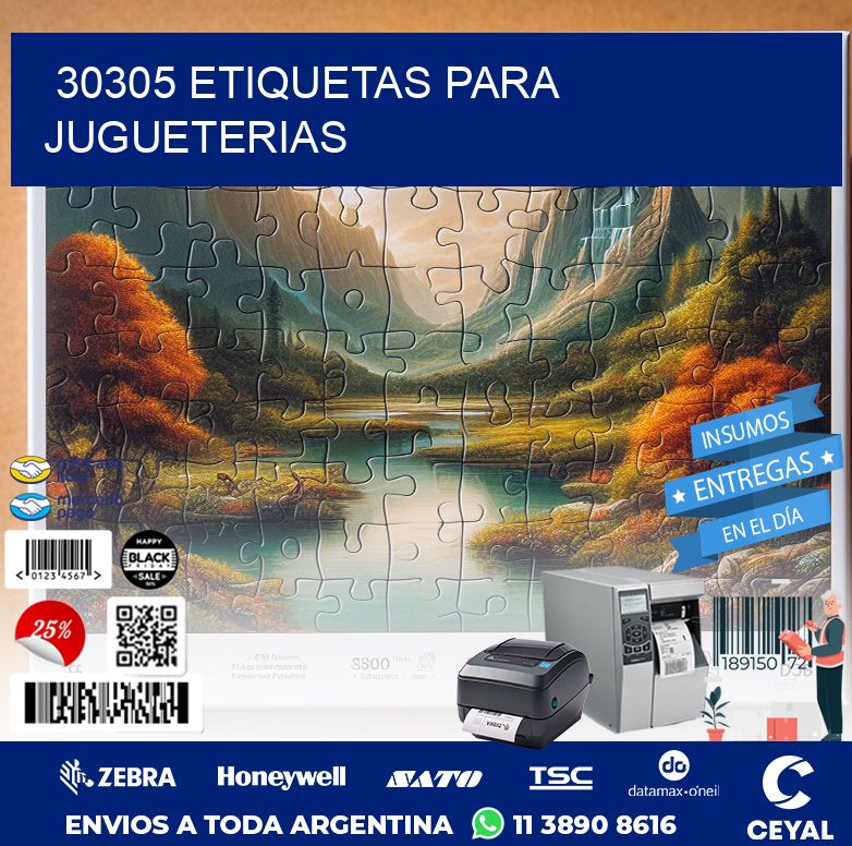 30305 ETIQUETAS PARA JUGUETERIAS