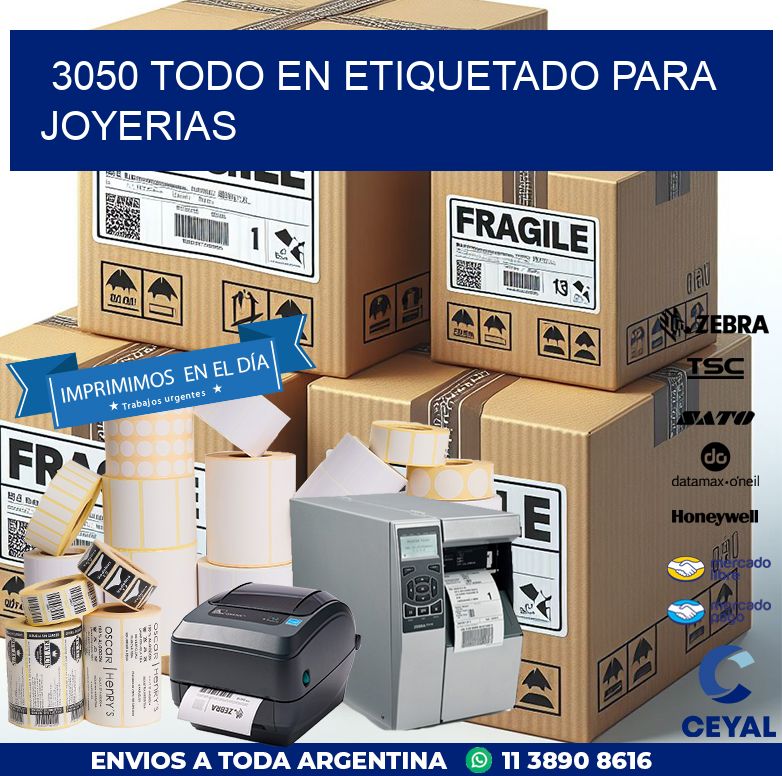3050 TODO EN ETIQUETADO PARA JOYERIAS
