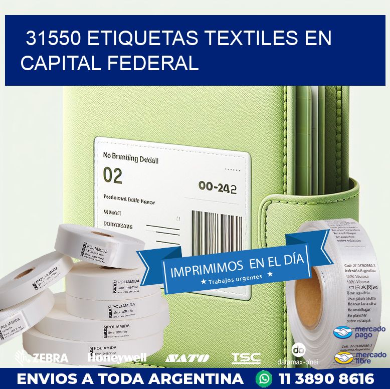 31550 ETIQUETAS TEXTILES EN CAPITAL FEDERAL