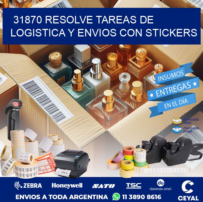 31870 RESOLVE TAREAS DE LOGISTICA Y ENVIOS CON STICKERS