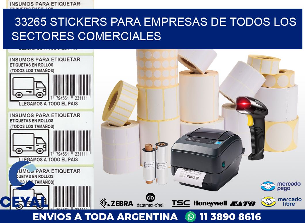33265 STICKERS PARA EMPRESAS DE TODOS LOS SECTORES COMERCIALES
