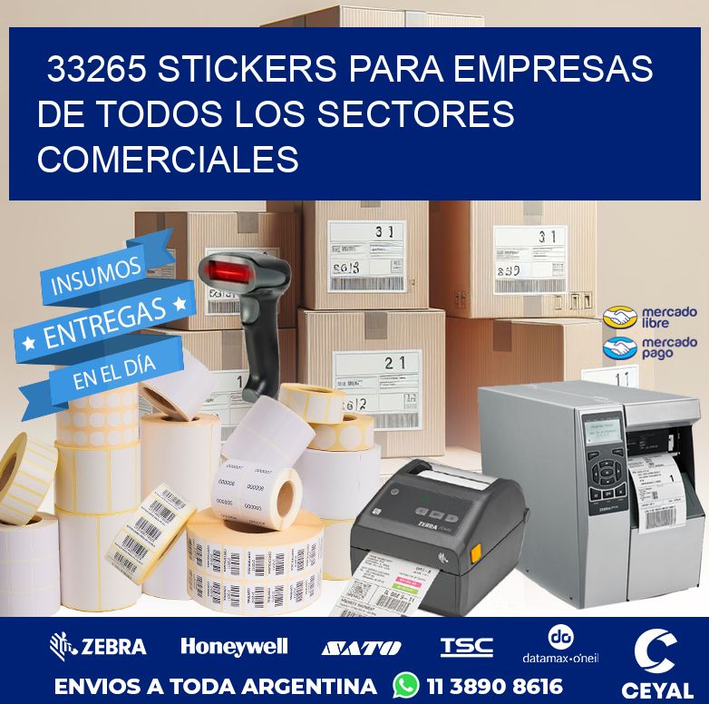 33265 STICKERS PARA EMPRESAS DE TODOS LOS SECTORES COMERCIALES