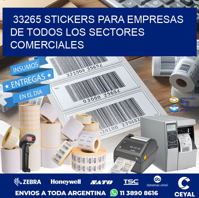 33265 STICKERS PARA EMPRESAS DE TODOS LOS SECTORES COMERCIALES