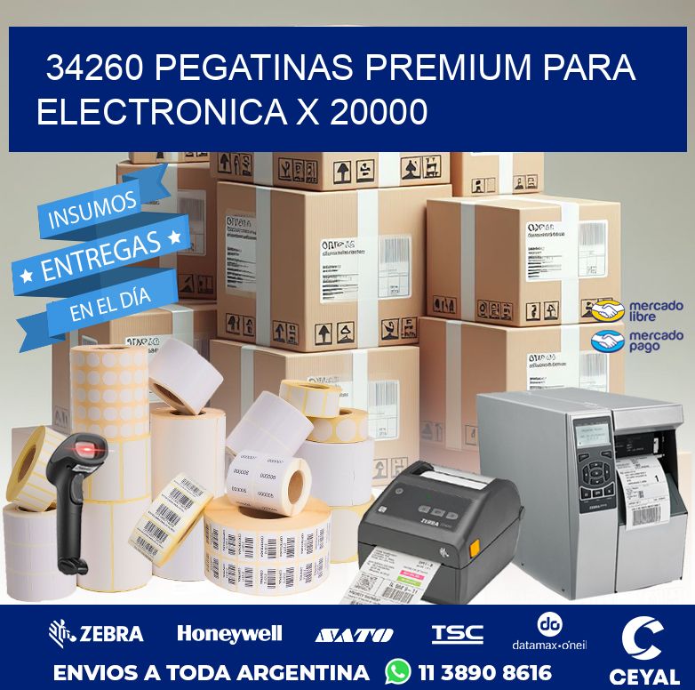 34260 PEGATINAS PREMIUM PARA ELECTRONICA X 20000