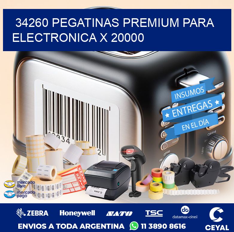 34260 PEGATINAS PREMIUM PARA ELECTRONICA X 20000