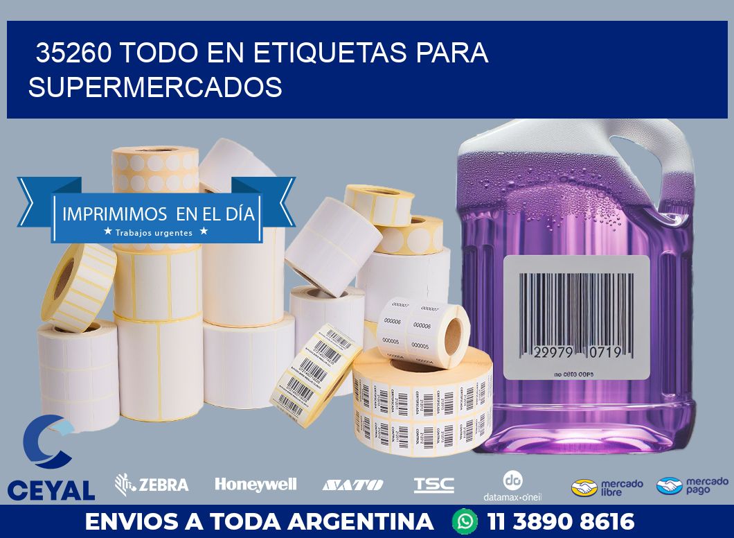 35260 TODO EN ETIQUETAS PARA SUPERMERCADOS