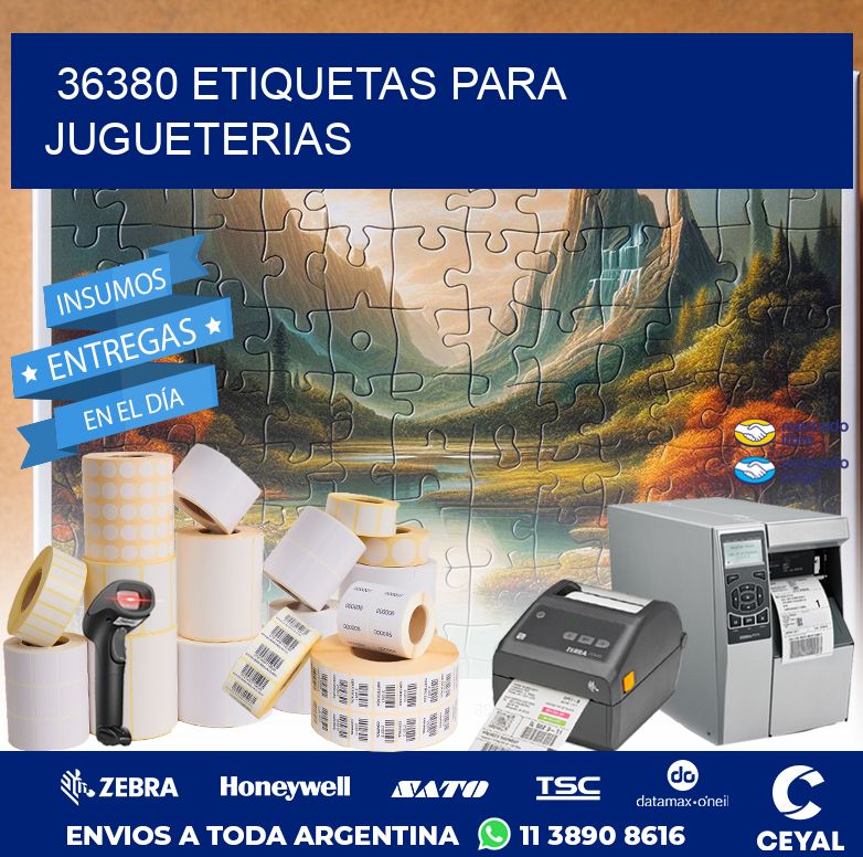 36380 ETIQUETAS PARA JUGUETERIAS