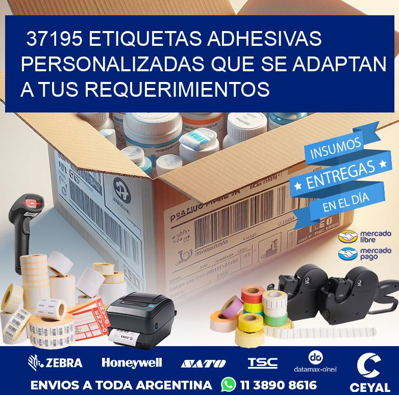 37195 ETIQUETAS ADHESIVAS PERSONALIZADAS QUE SE ADAPTAN A TUS REQUERIMIENTOS