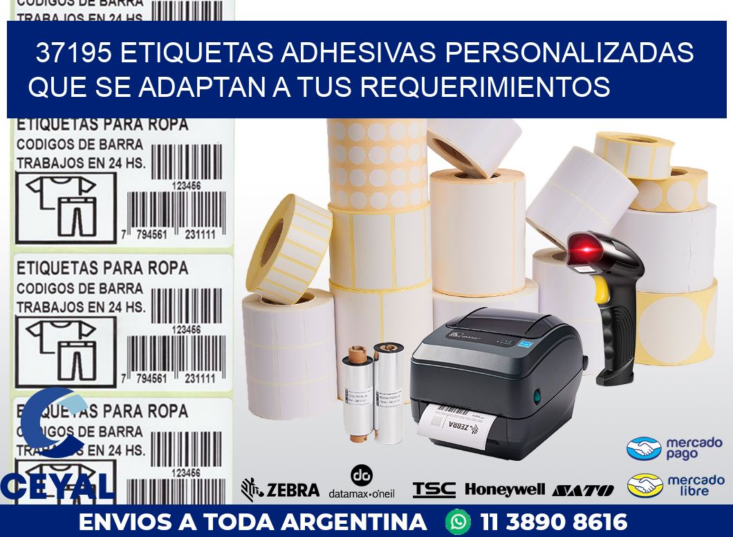 37195 ETIQUETAS ADHESIVAS PERSONALIZADAS QUE SE ADAPTAN A TUS REQUERIMIENTOS