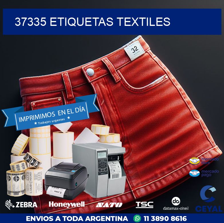 37335 ETIQUETAS TEXTILES