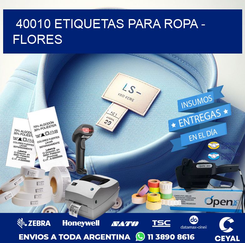 40010 ETIQUETAS PARA ROPA – FLORES