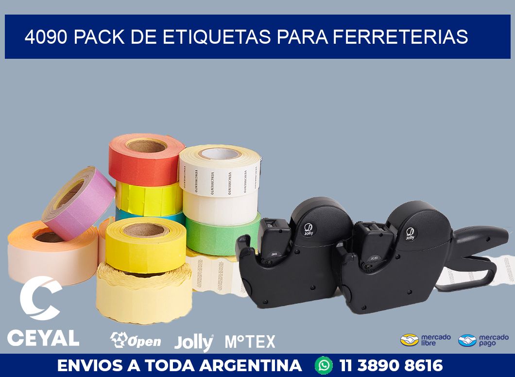 4090 PACK DE ETIQUETAS PARA FERRETERIAS