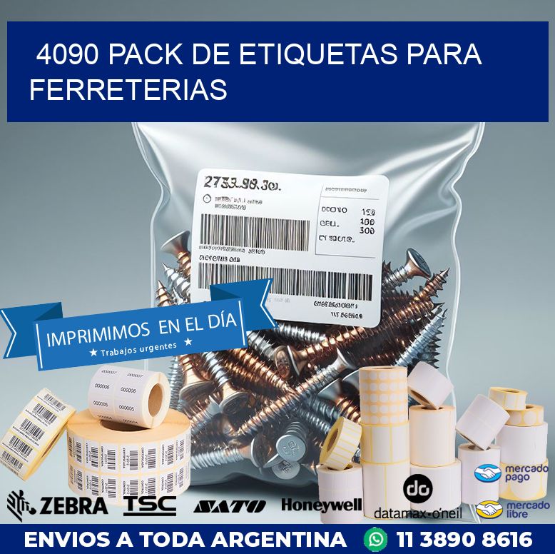4090 PACK DE ETIQUETAS PARA FERRETERIAS