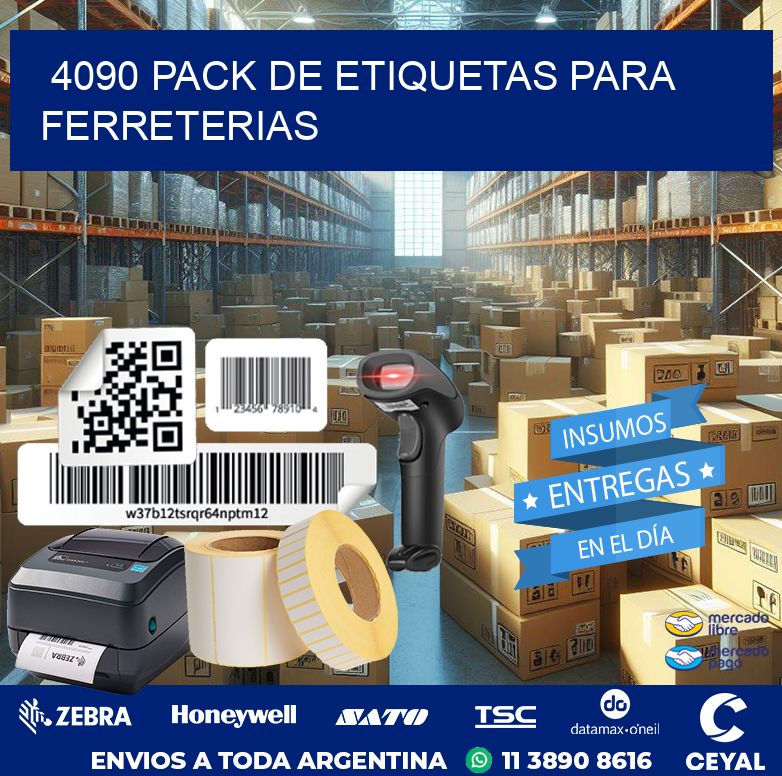 4090 PACK DE ETIQUETAS PARA FERRETERIAS